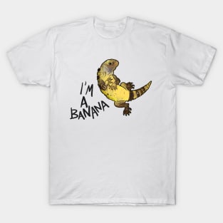 Banana Pectinata lizard is a bananaguana T-Shirt